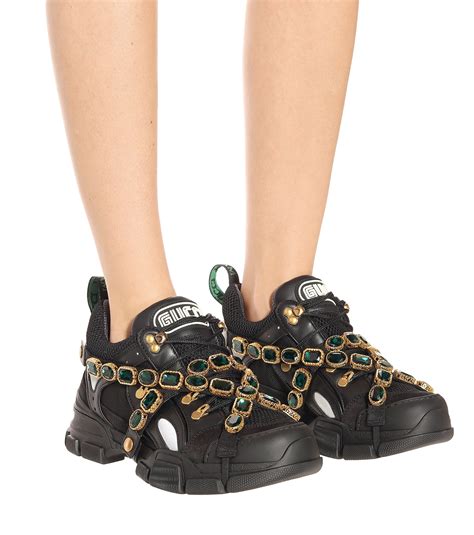 gucci flashtrek diamond|gucci flashtrek sneakers with crystals.